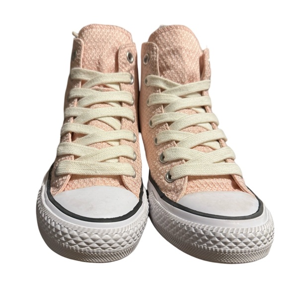 Pretty In Pink Converse High Tops - Picture 6 of 13